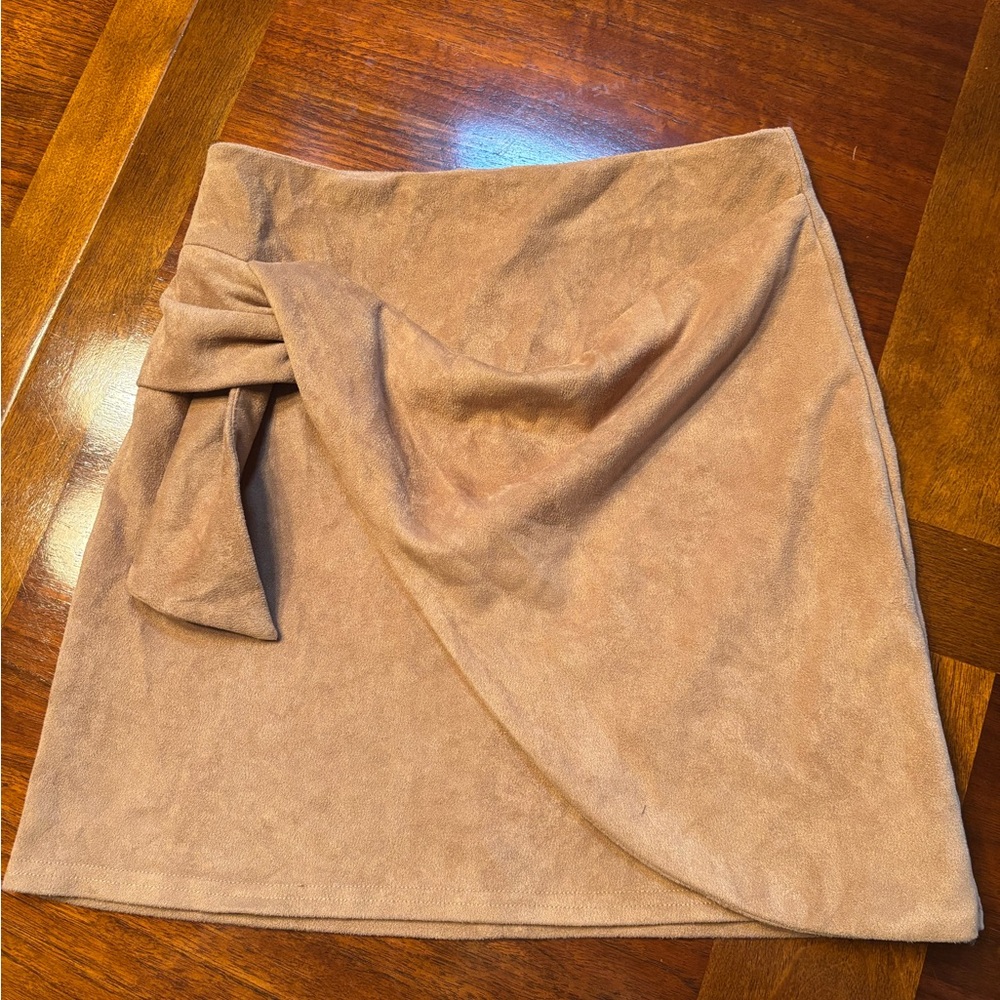 Altar'd State Asymmetrical Tan Skirt